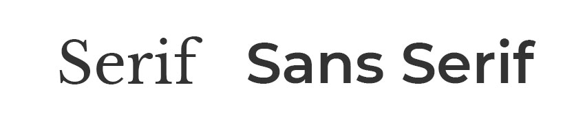 Serif vs Sans Serif