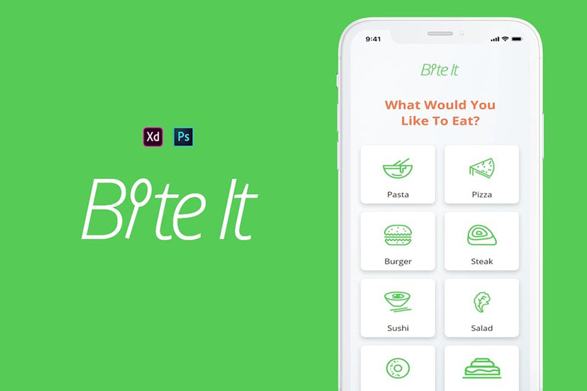 Bite It Mobile UI Kit