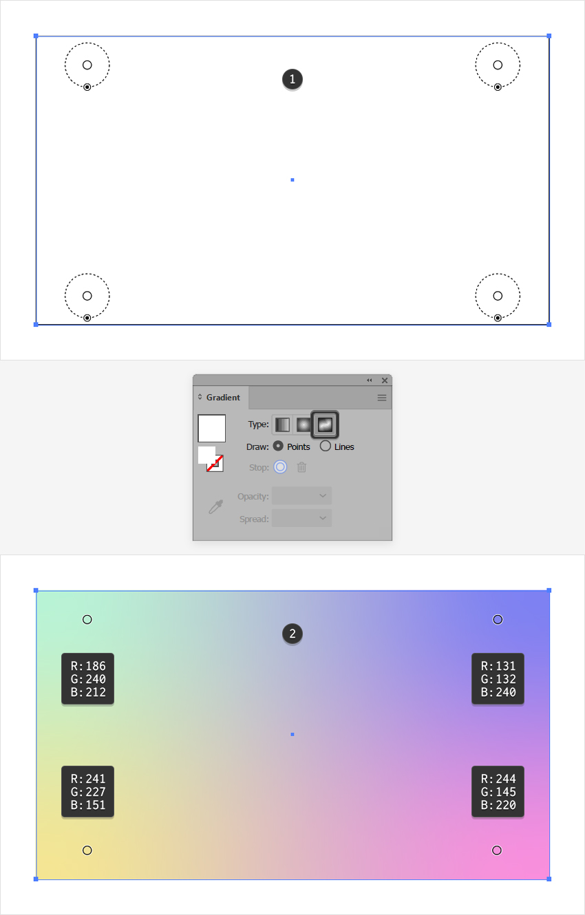 freeform gradient