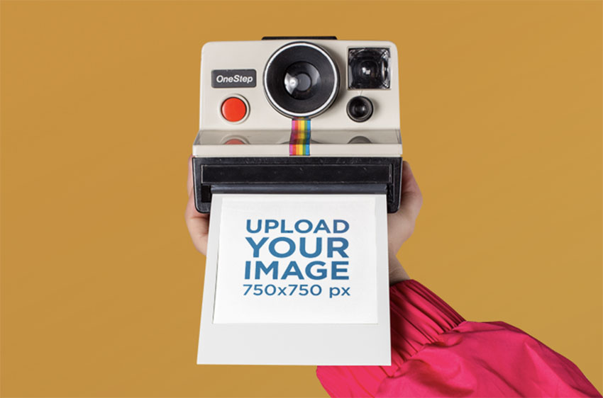 Polaroid Mockup Template