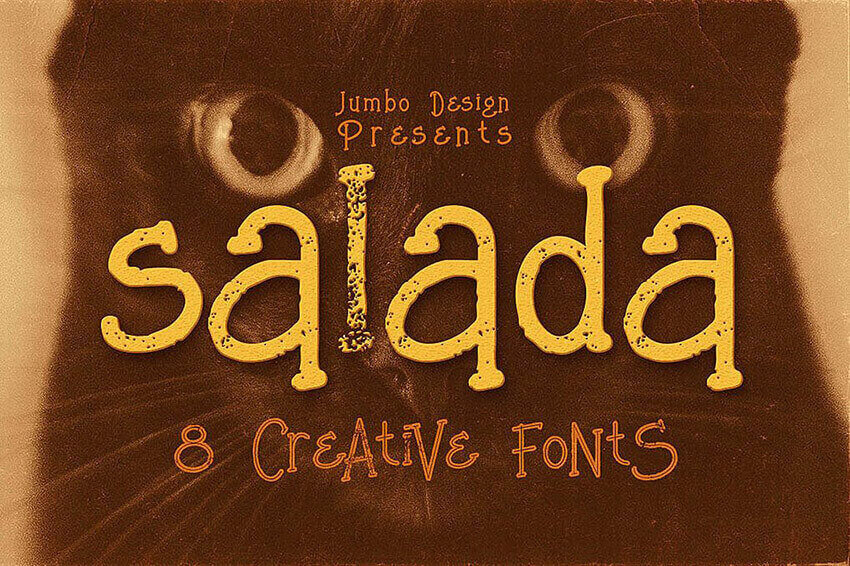 Salada Hand Lettering Styles