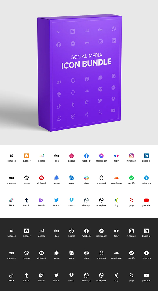 Icon-Bundle | Social Media