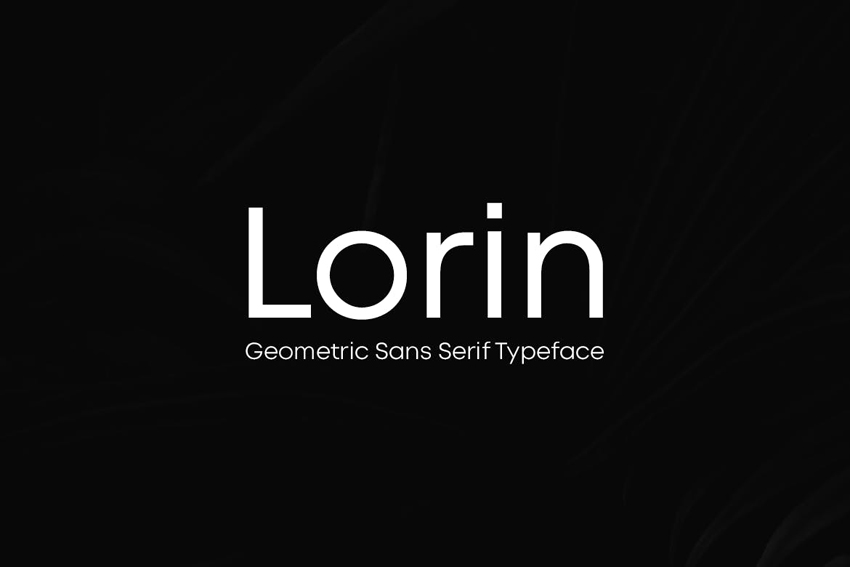 LORIN - Modern Geometric Typeface + Web Fonts