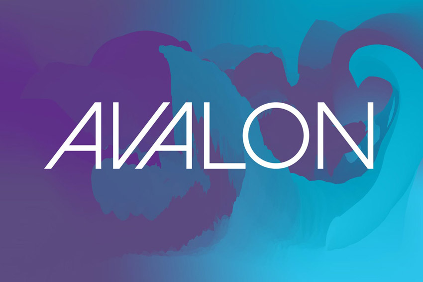 Avalon Extreme Geometric Typeface