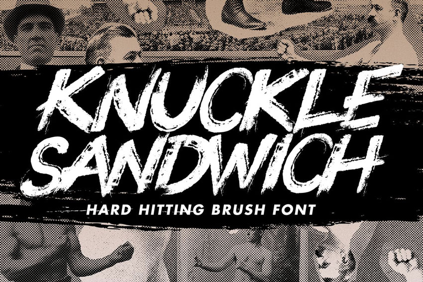 Knuckle Sandwich Handwritten Font