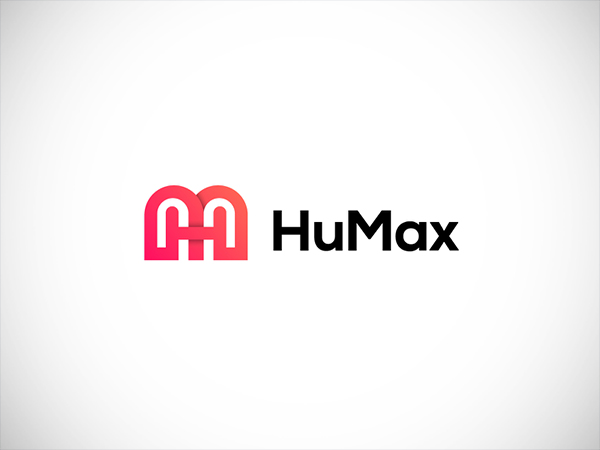 HuMax Logo Design ( Letter H + m + Connect ) Sanaullah Ujjal