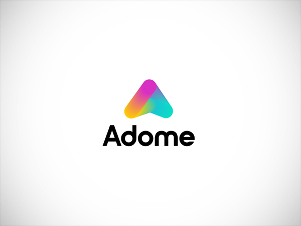 Adome modern logo design by Mithun Das