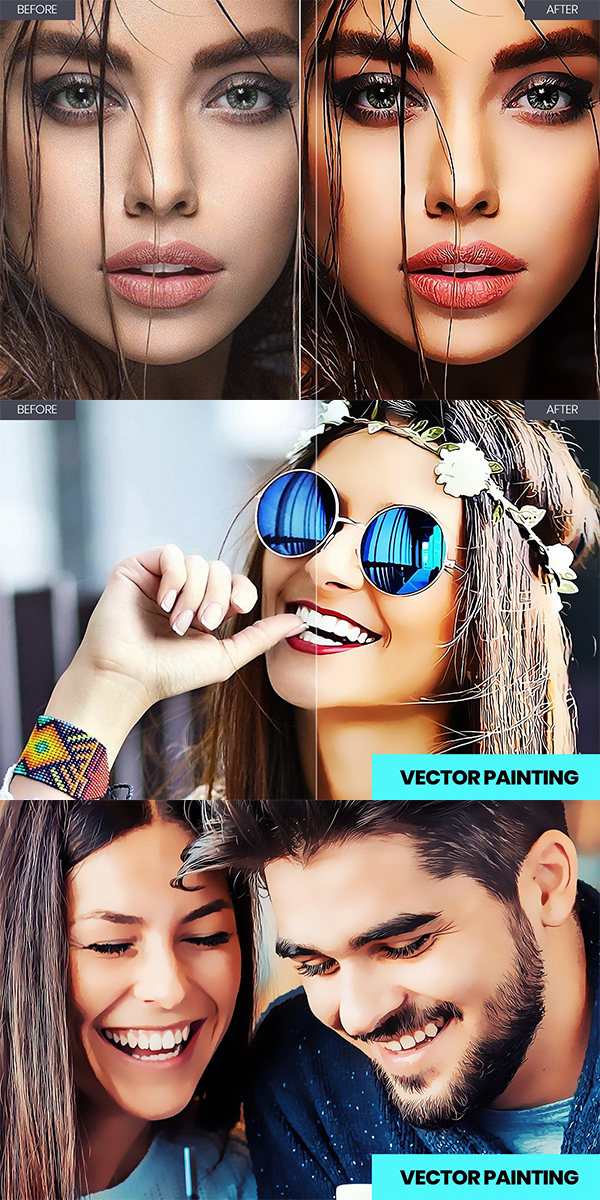 Painting Retouch Photoshop Action
