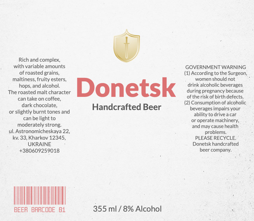 Printable Beer Labels for Craft Beer