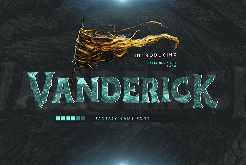 Vanderick Fantasy Fonts Online