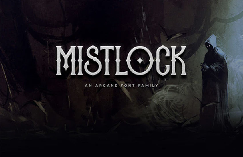 Mistlock Fantasy Text Font