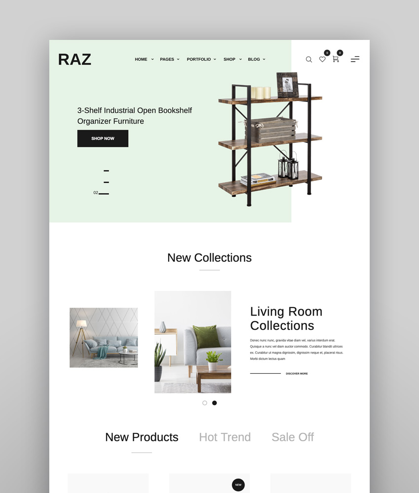 Raz - Clean Minimal WooCommerce Theme