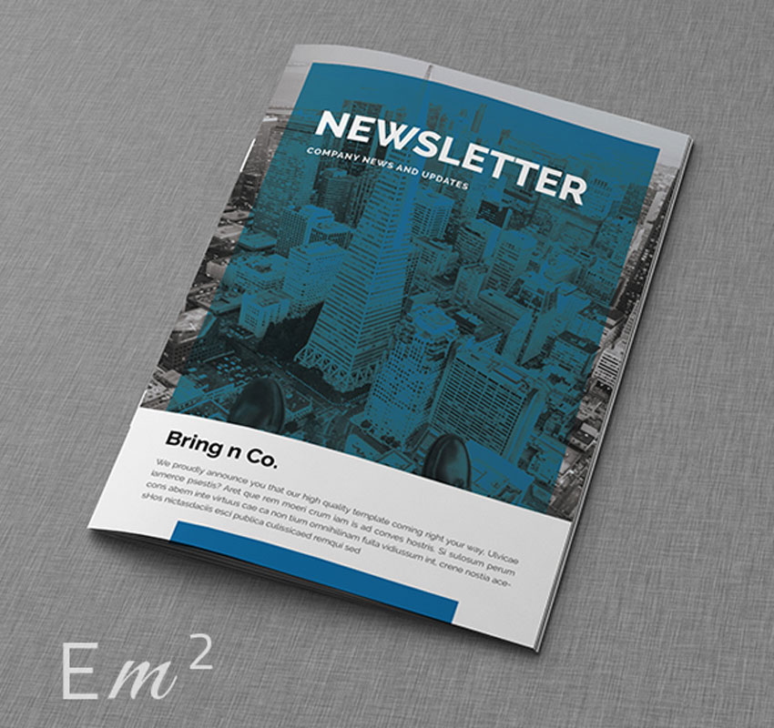 Real estate newsletter template 1