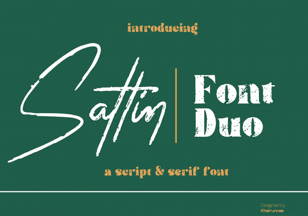 Sattin Free Font