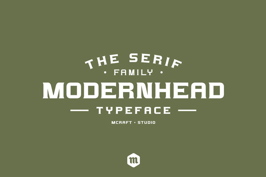 Modernhead Serif Typeface Modern Web Font
