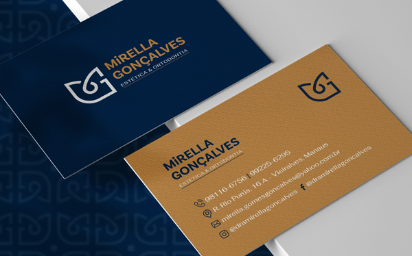 Business Card - Mirella Goncalves - Visual Brand by Klayton Fadul
