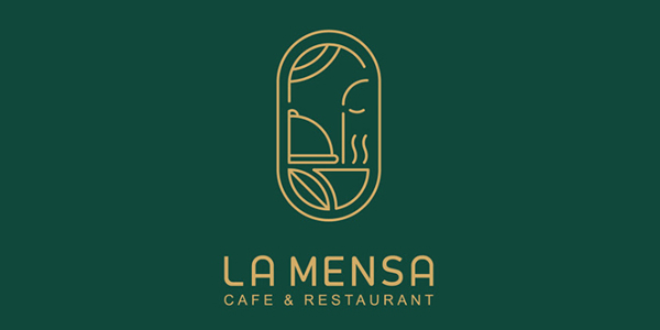 Logo - LA MENSA Identity Design by Zeynab Shabankari