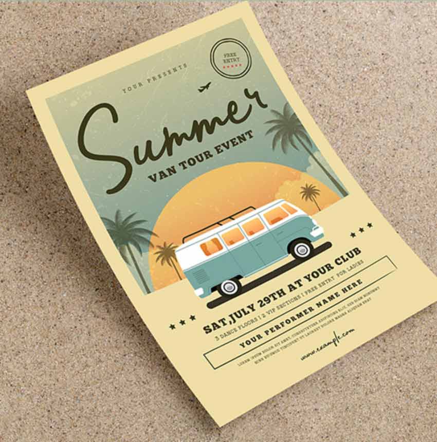 Vintage Summer Event Flyer