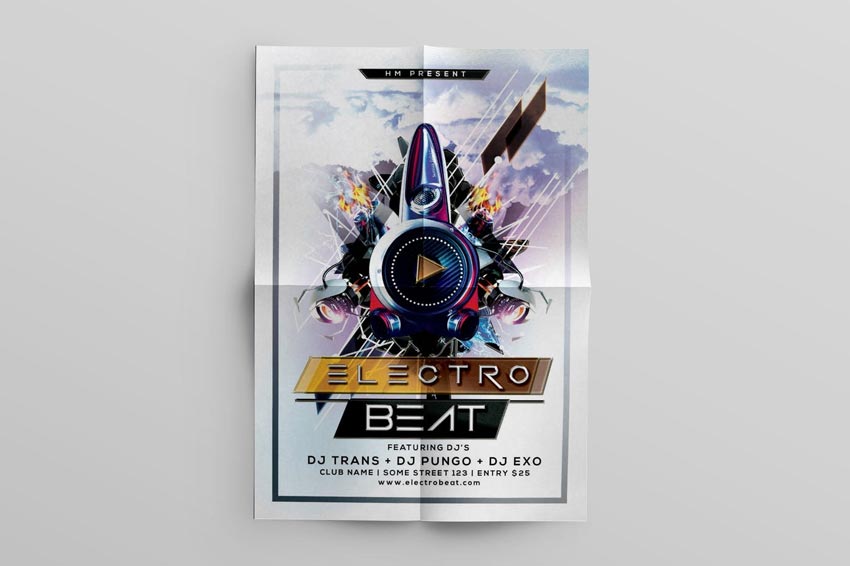 Electro Beat Music Flyer 