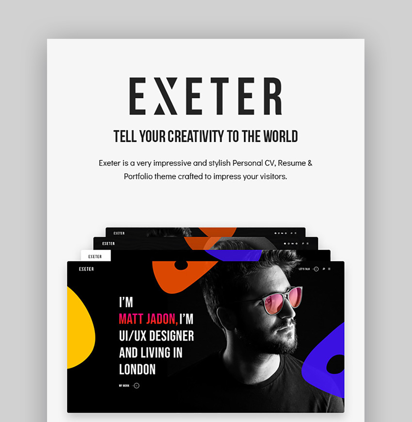 Exeter Inspiration WordPress Theme