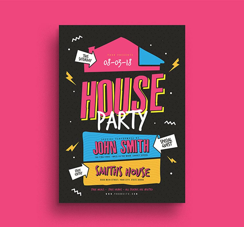 House Party Flyer