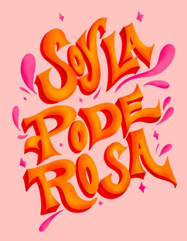 Lettering: Soyla Pode Rosa