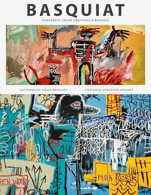 Basquiat's Art Procreate Brushes