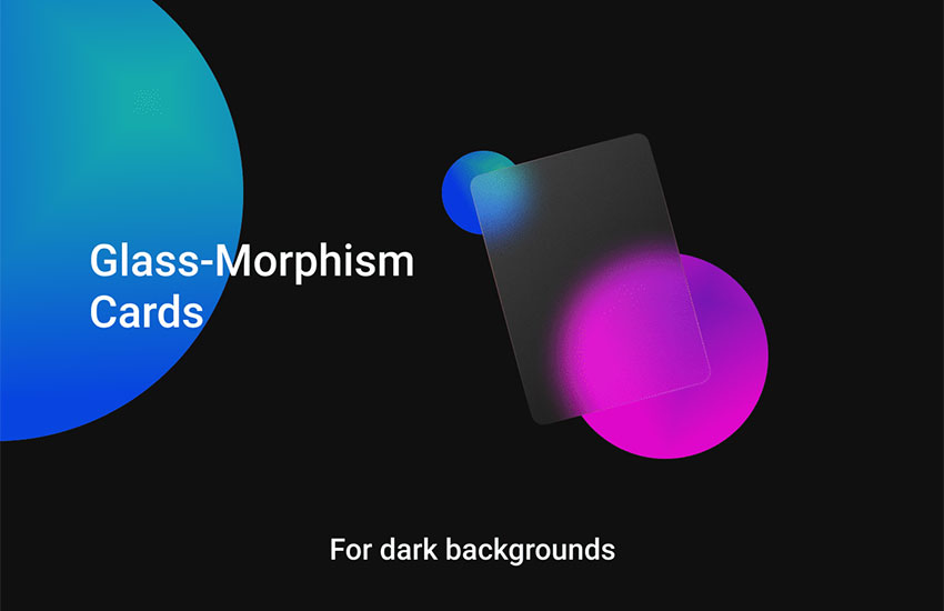 Glass-Morphism UI Kit