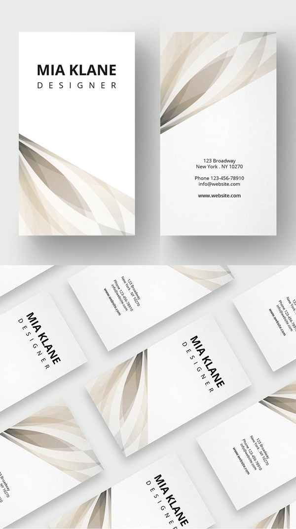 Luxury Clean Business Card Template