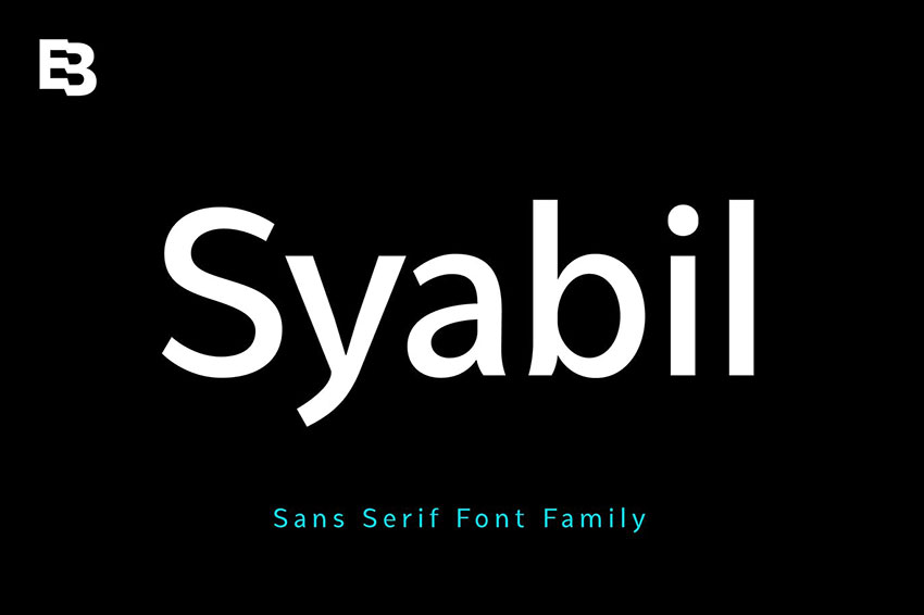 Syabil, fonts like arial