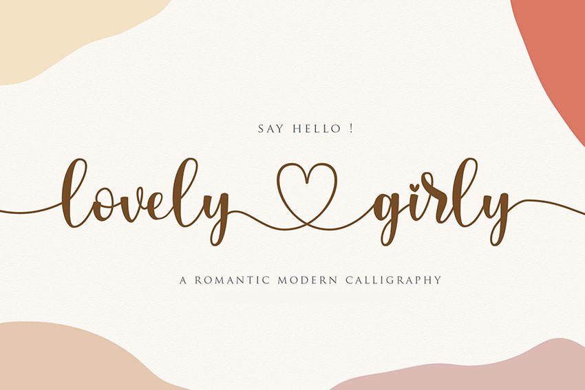 Lovelygirly - Romantic Calligraphy