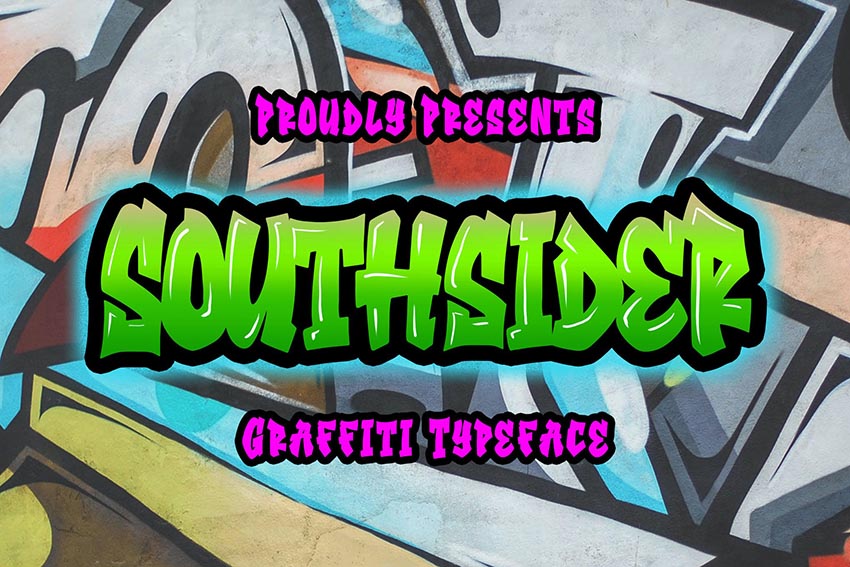 Southsider - Graffiti Typeface