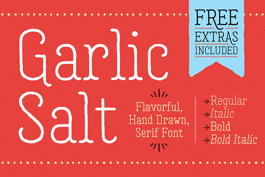 Garlic Salt Font Family