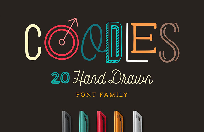 Coodles Hand Drawn Font Family