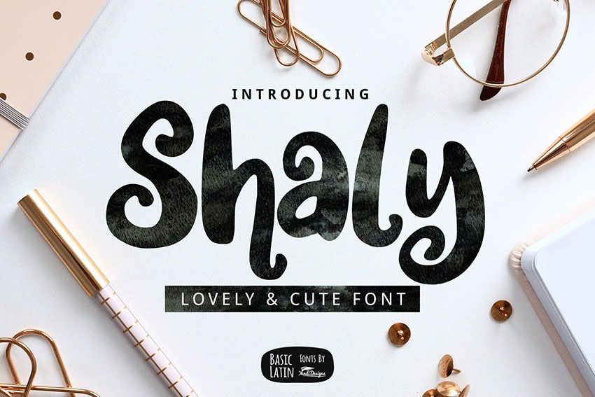 Shaly Cute Font
