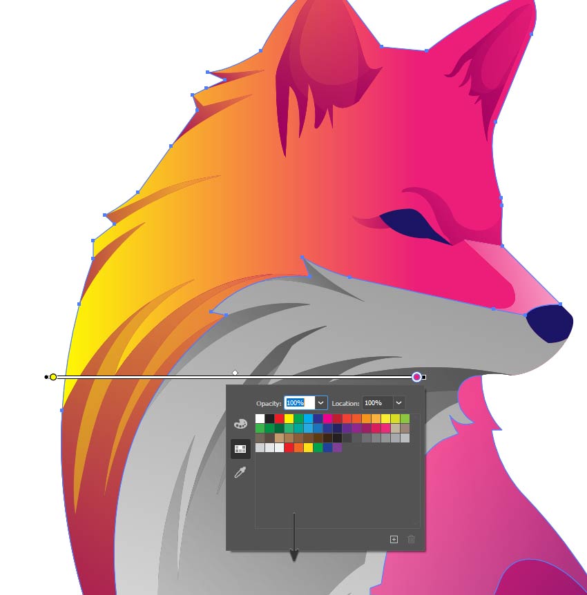 Wolf Gradient Logo