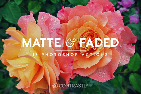 Matte & Faded Photoshop Actions