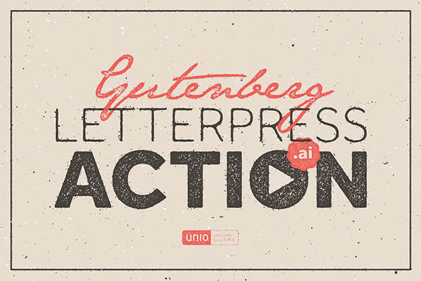 Gutenberg - Letterpress Action