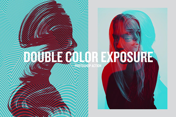 Double Color Exposure PS Action