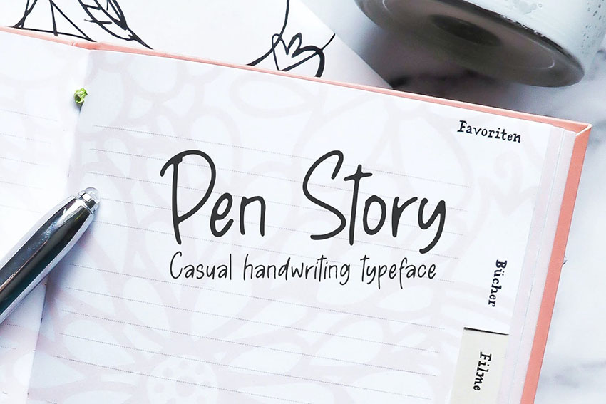 Pen Story - Casual Handwriting