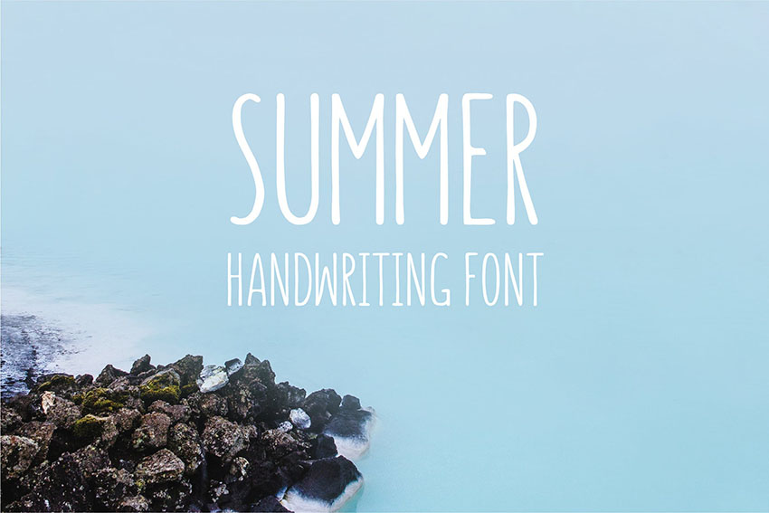 Summer - Handwriting Font