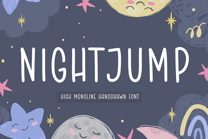 Nightjump Handwriting Font