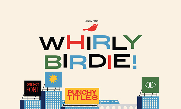 Whirly Birdie Variable Font - Award Winner Web Design Example - 26