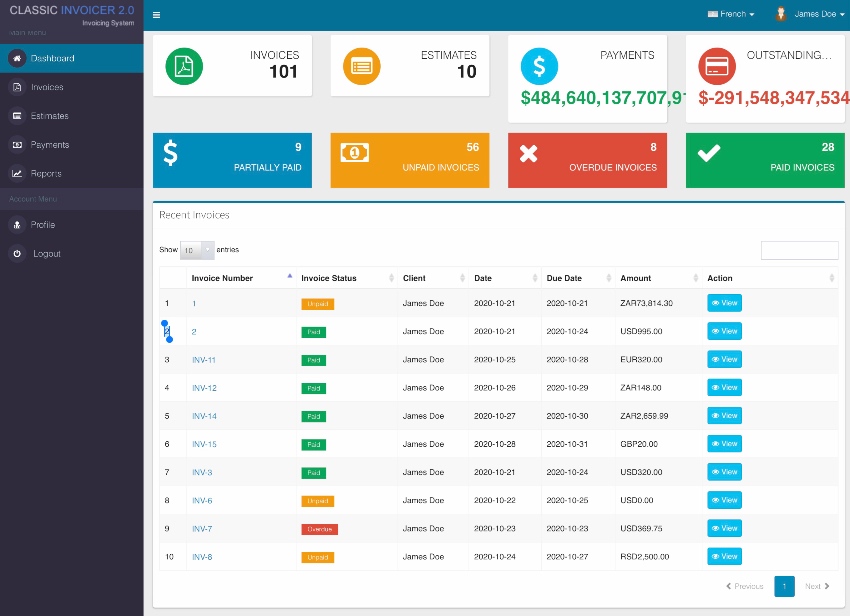 paypal invoicing and billing for wordpress