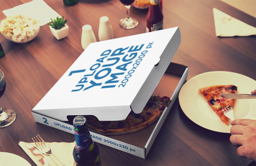 Pizza Box Mockup