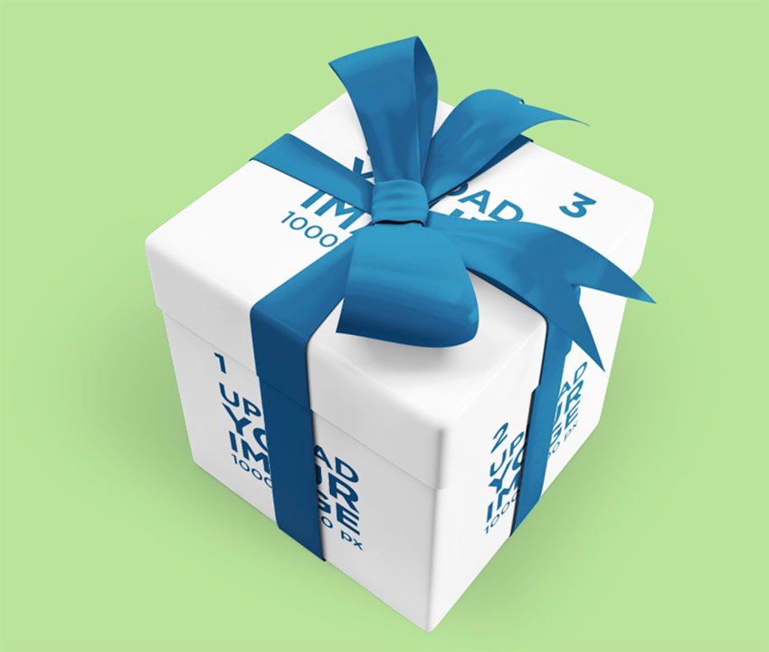 Gift Box Mockup