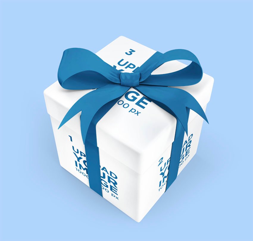 Gift Box Mockup