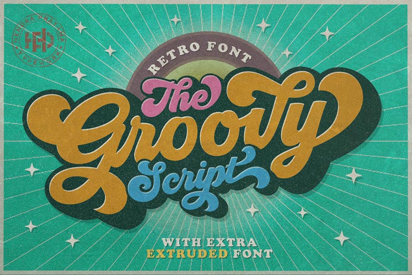 Groovy - Retro Font