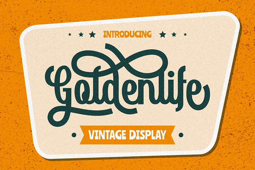 Goldenlife - Vintage Display