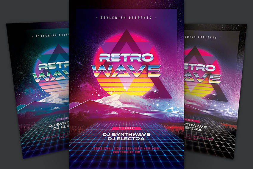 Retro Wave Flyer